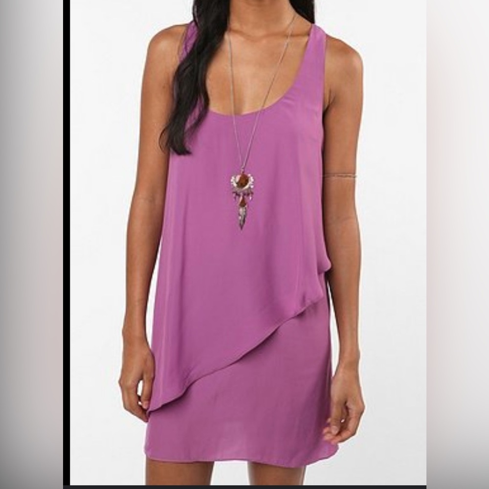 Silence + Noise Size S Purple Mini Dress